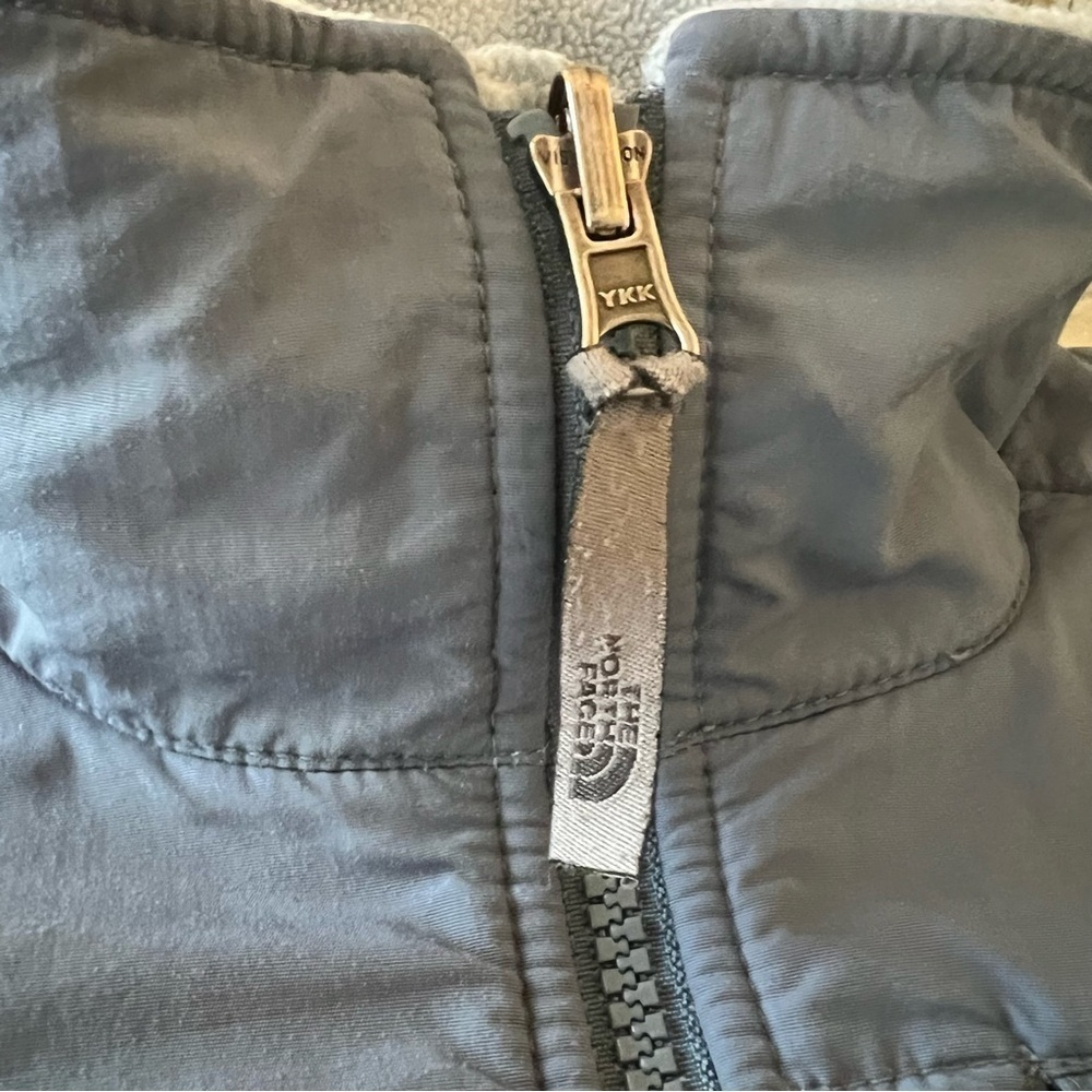 THE NORTH FACE Powder Blue Thick Fleece Jacket Long Sleeve Zip Up XS Polartech - Picture 4 of 15